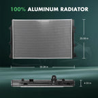 Aluminum Radiator for Volkswagen Tiguan (2009–2015)