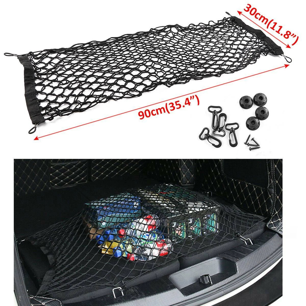 Rear Trunk Mesh Cargo Net for Toyota Camry (2018–2025)