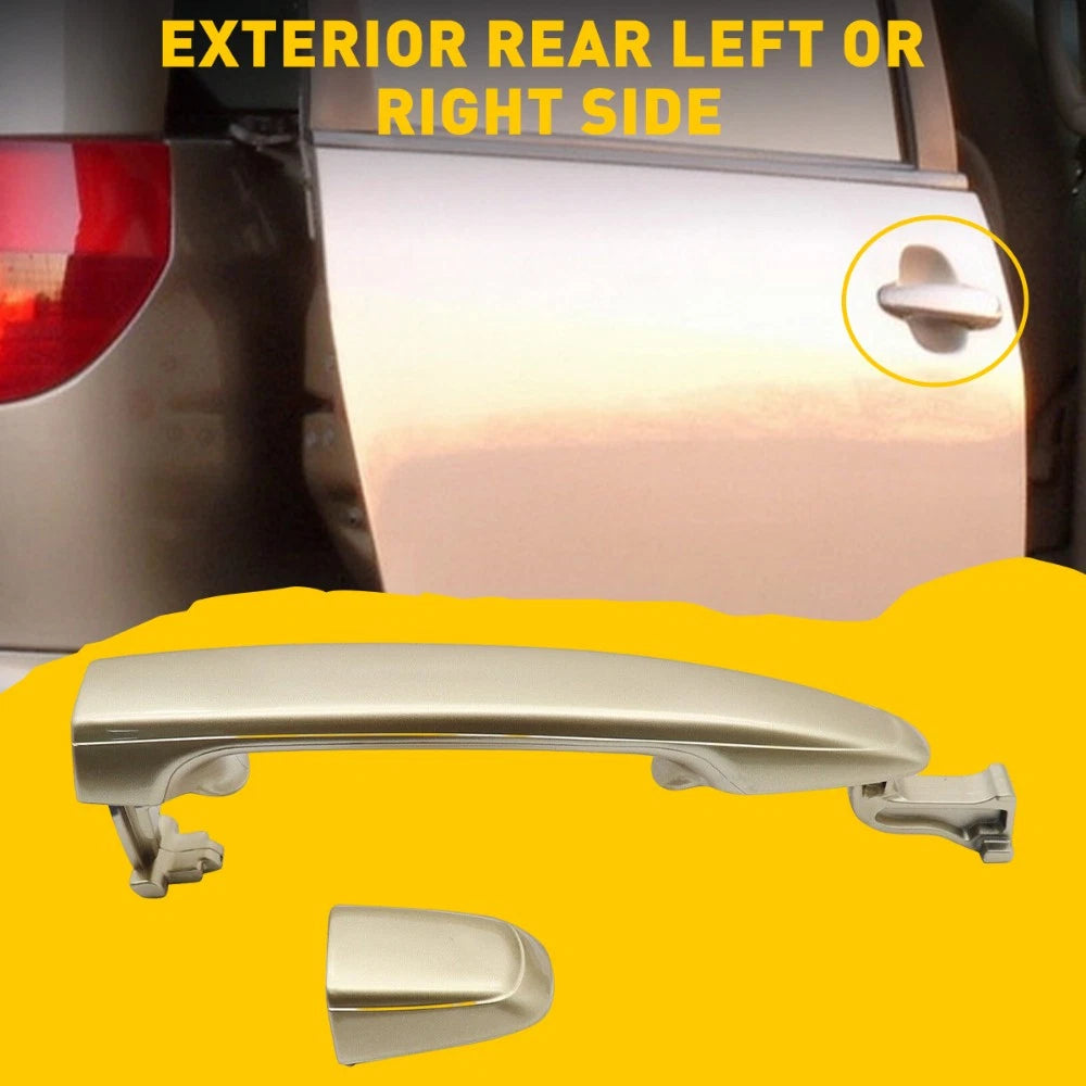 Set of 2 Silver Sliding Door Handles for Toyota Sienna (2004–2010)
