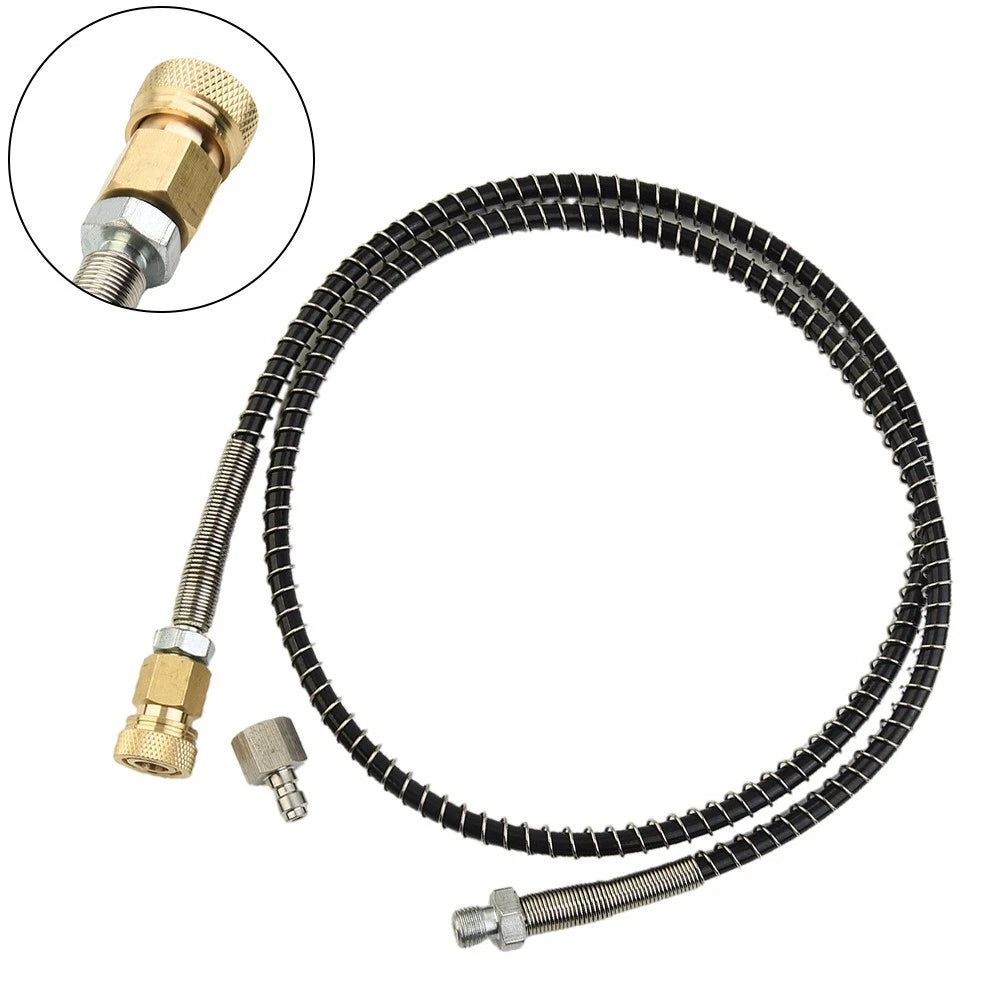36in Hose Line Quick Release 1/8 NPT Adapter for Air Tank (Paintball)