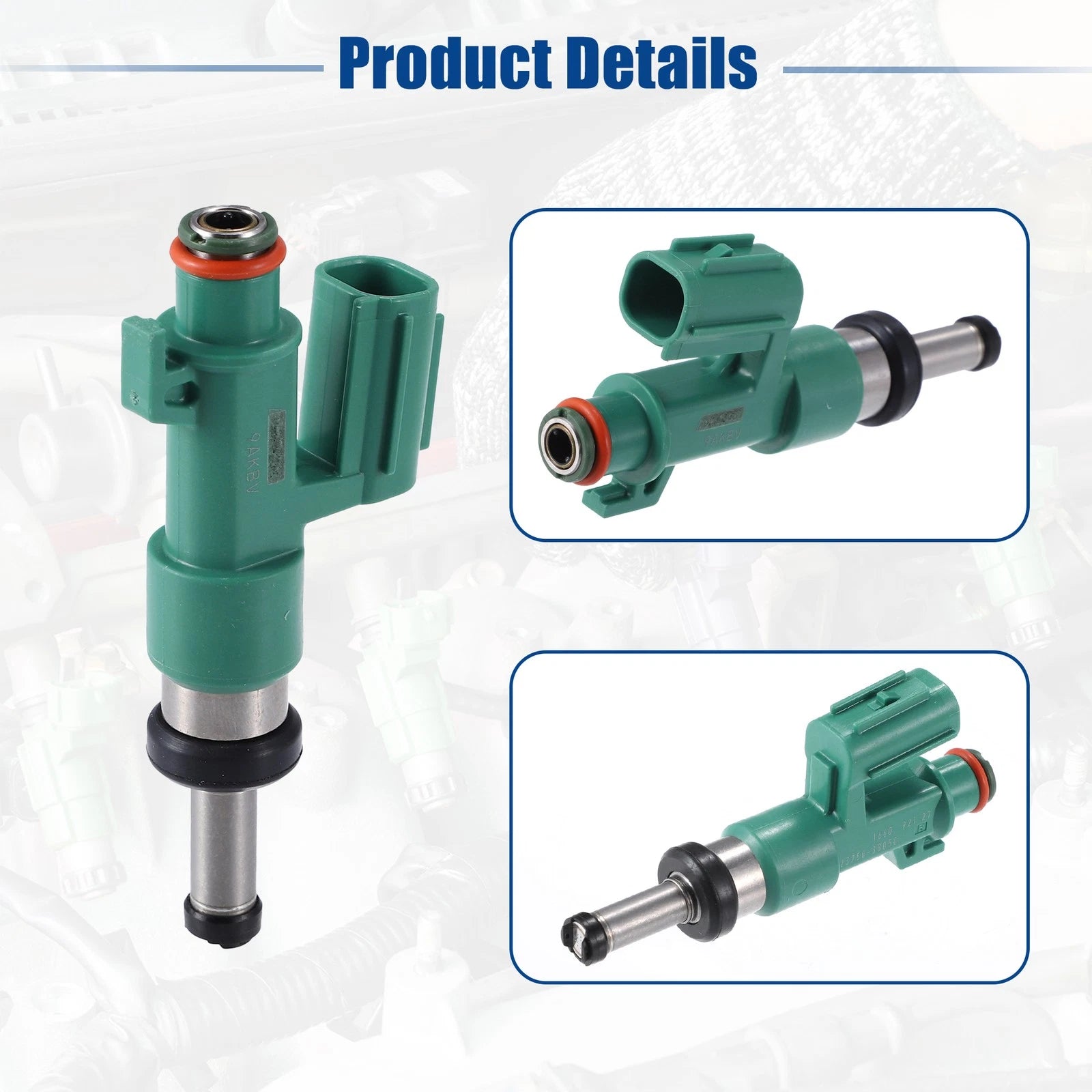 Set of 4 Fuel Injector Nozzles for Lexus GS460 (2009–2011) 23250-38050