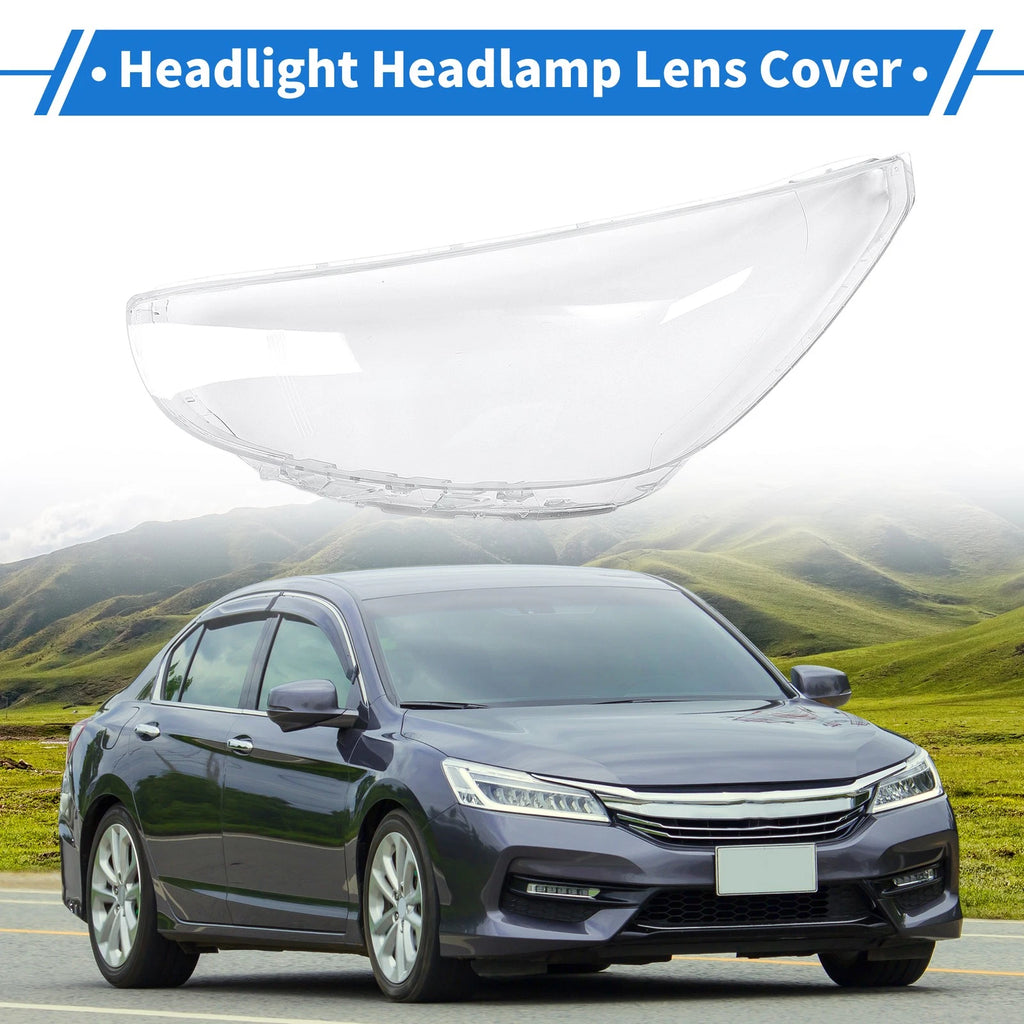 1 Pcs Headlight Lens Cover for Hyundai Accent (2012–2017) PC Clear