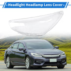 1 Pcs Headlight Lens Cover for Hyundai Accent (2012–2017) PC Clear