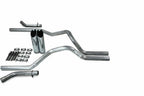 2.5" Dual Exhaust Kit for Chevy GMC 1500 (2019–2025) - Slash Tips, Corner Exit