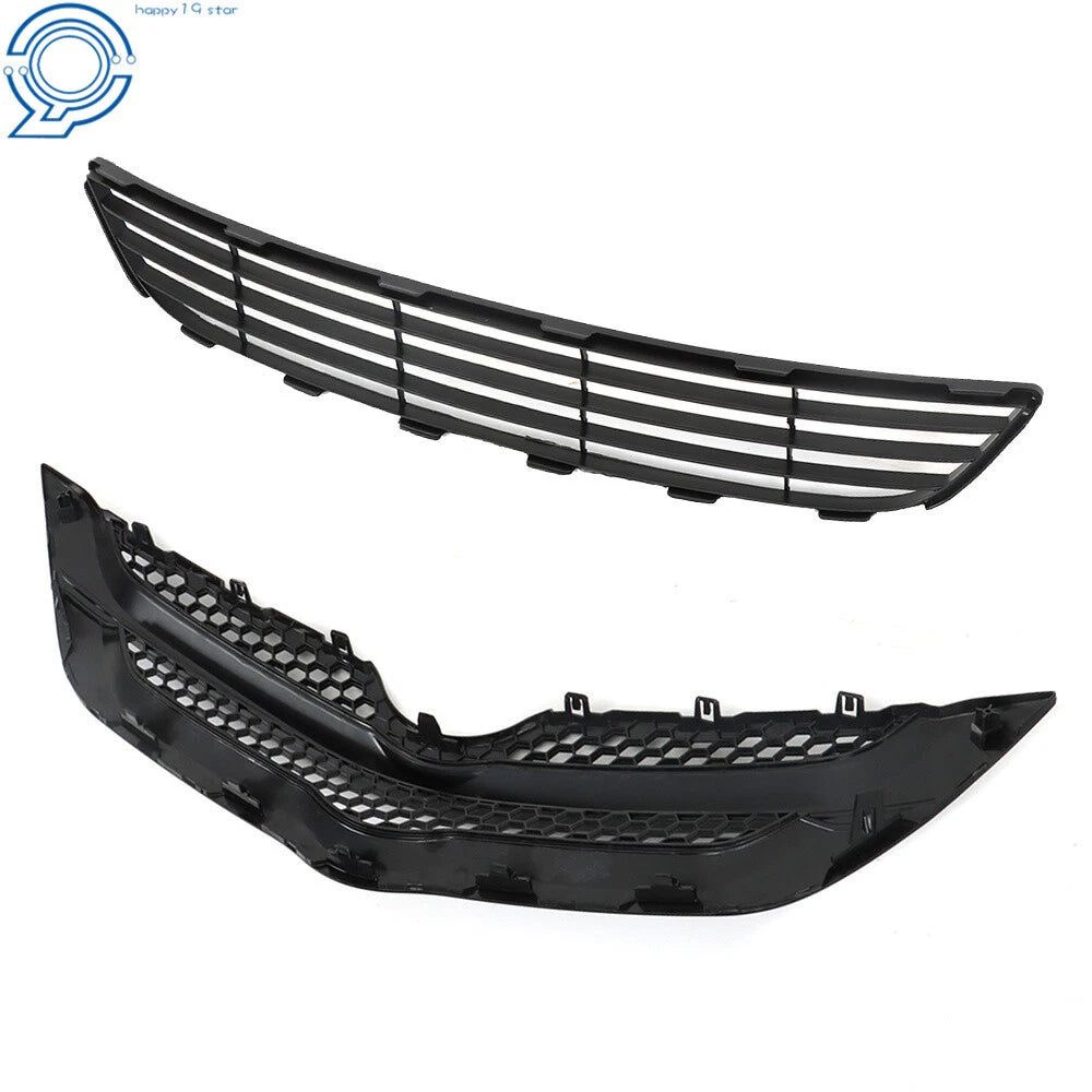 Front Bumper Grille Assembly Set for Toyota Yaris Sedan (2007–2008)