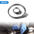 Set of 20 Adjustable CV Joint Boot Crimp Clamps