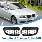 1 Pair Front Hood Bumper Grille for BMW 328xi M3 335xi 328i 335i (2007–2013)