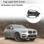 1 Pc Front Right Fog Light Grill for BMW X3 (2018 - 2021)
