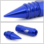 20Pcs J2 7075 Forged Aluminum M12x1.5 Spiky Cap Lug Nuts for Universal
