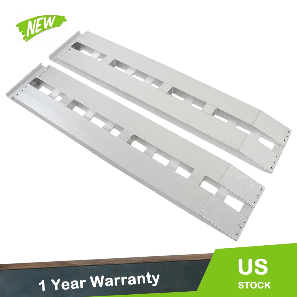 Set of 2 Aluminum Trailer Ramps 60"x12" 6500 LBS Capacity