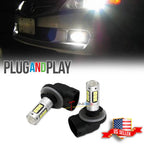 2X LED Fog Driving Lights for Make Model 