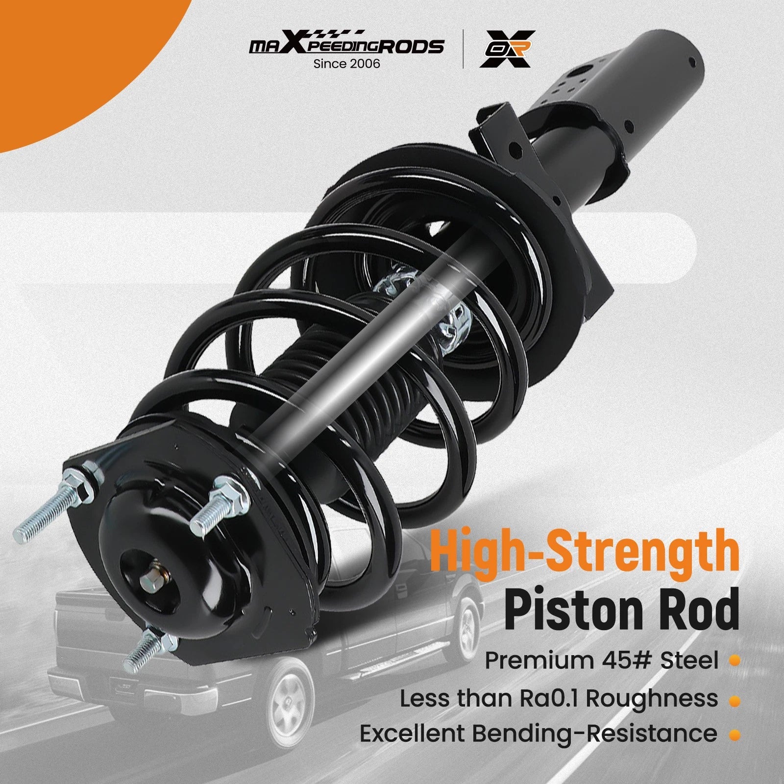 Front Struts & Rear Shocks Assembly for GMC Acadia, Saturn Outlook, Chevy Traverse (2007–2017)