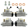 Set of 4 Front Brake Wheel Cylinders for Honda Rancher 400 TRX400FA TRX400FGA (2004–2007)