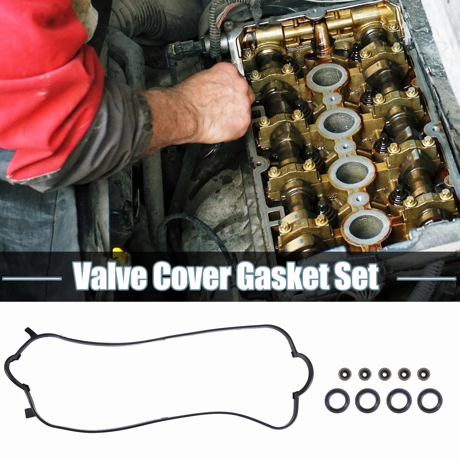 Valve Cover Gasket Set for Honda Accord (1998–2002) Replaces 2254cc L4