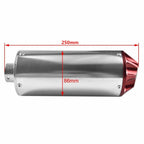 28mm Red Exhaust Muffler for 50cc 90cc 110cc 125cc Pit Dirt Bike (Chinese)