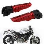 Passenger Rear Footrests Foot Pegs for Ducati 696 796 M1100 (2008–2014)