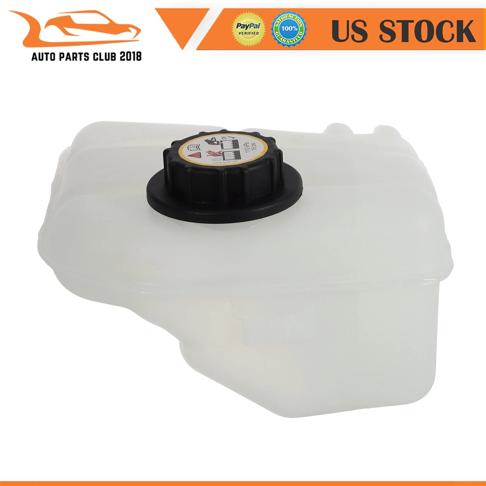 Coolant Overflow Reservoir Tank w/Cap for Ford Transit Connect (2010–2013)