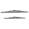 2X Valeo Traditional Titanium Front Windshield Wiper Blades for