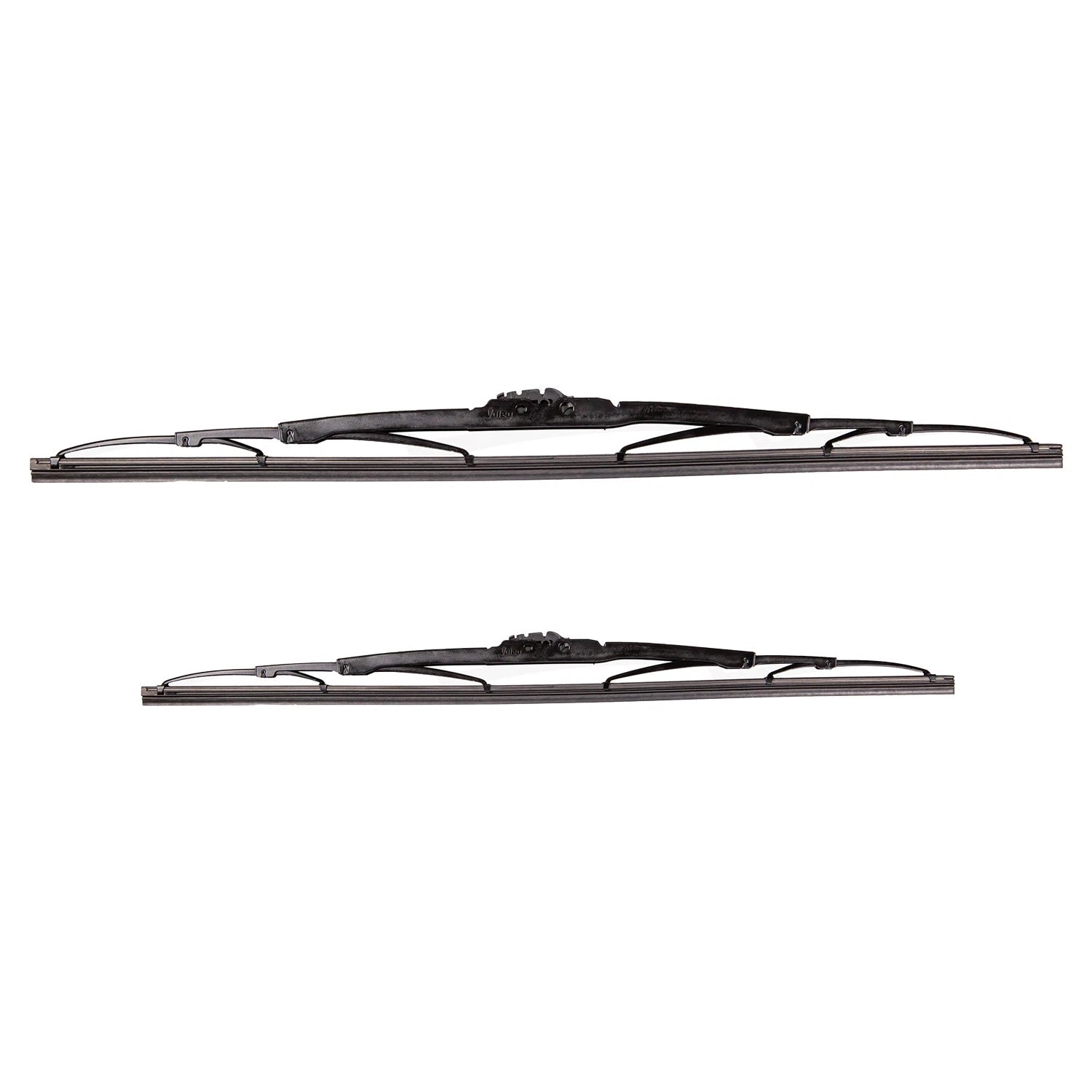 2X Valeo Traditional Titanium Front Windshield Wiper Blades for
