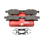 Set of 4 TRW Pro Low-Metallic Brake Pads for Dodge Durango, Jeep Grand Cherokee