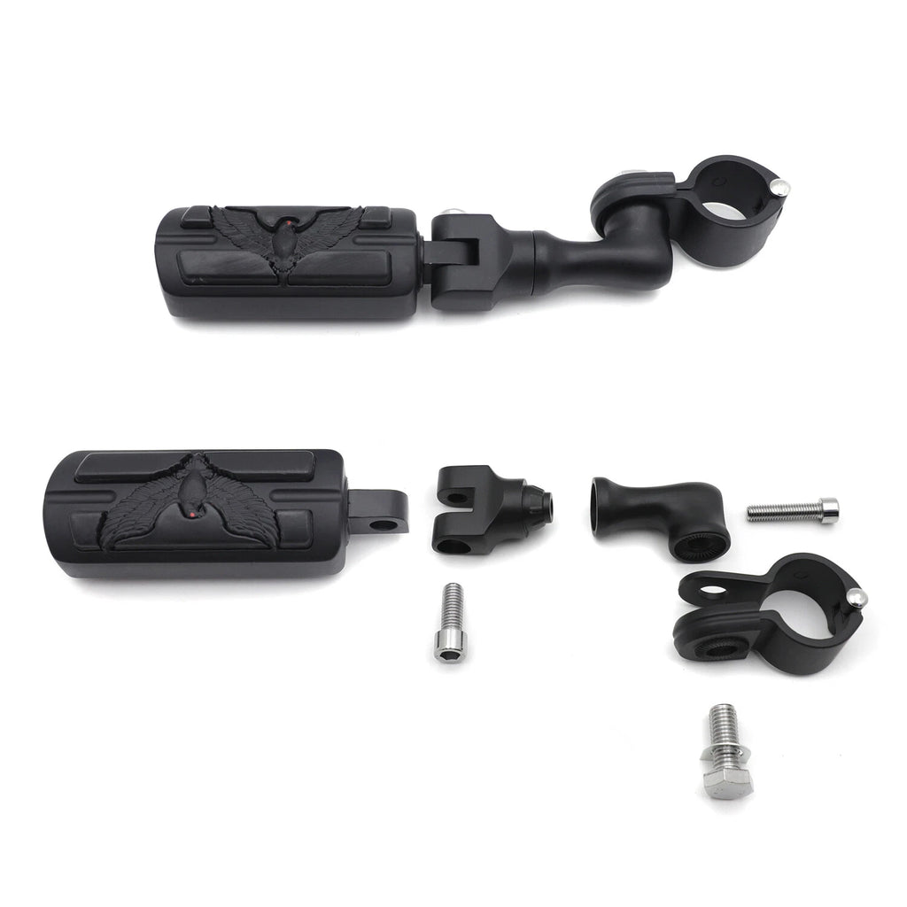 1.25" Adjustable Black Eagle FootPeg for VTX1300 Shadow Valkyrie (2003–2009)