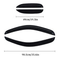 Set of 4 Acrylic Window Visors for Chevy Silverado GMC Sierra (2007–2013)