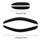 Set of 4 Acrylic Window Visors for Chevy Silverado GMC Sierra (2007–2013)