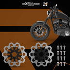 2X 11.8" Front Brake Disc Rotor for Harley Softail Breakout Dyna (2015–2024)