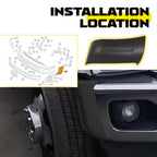 Right Bumper Molding Bar for Ford Super Duty (2011–2016)