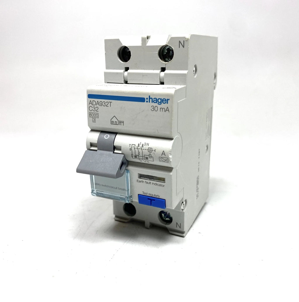 2X Circuit Breaker Switch Hager ADA932T for C32 (240V)