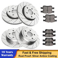 330mm Front Rear Rotor Brake Pad for Dodge Durango Grand Cherokee (2011–2018)
