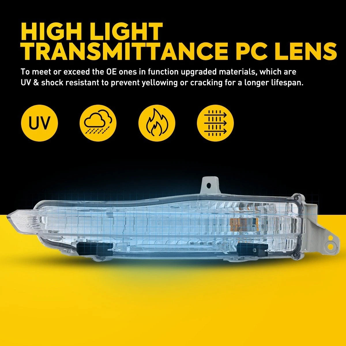 Driver Side Turn Signal Light for Honda Pilot (2019–2022) HO2530133 33350-TG7-A21