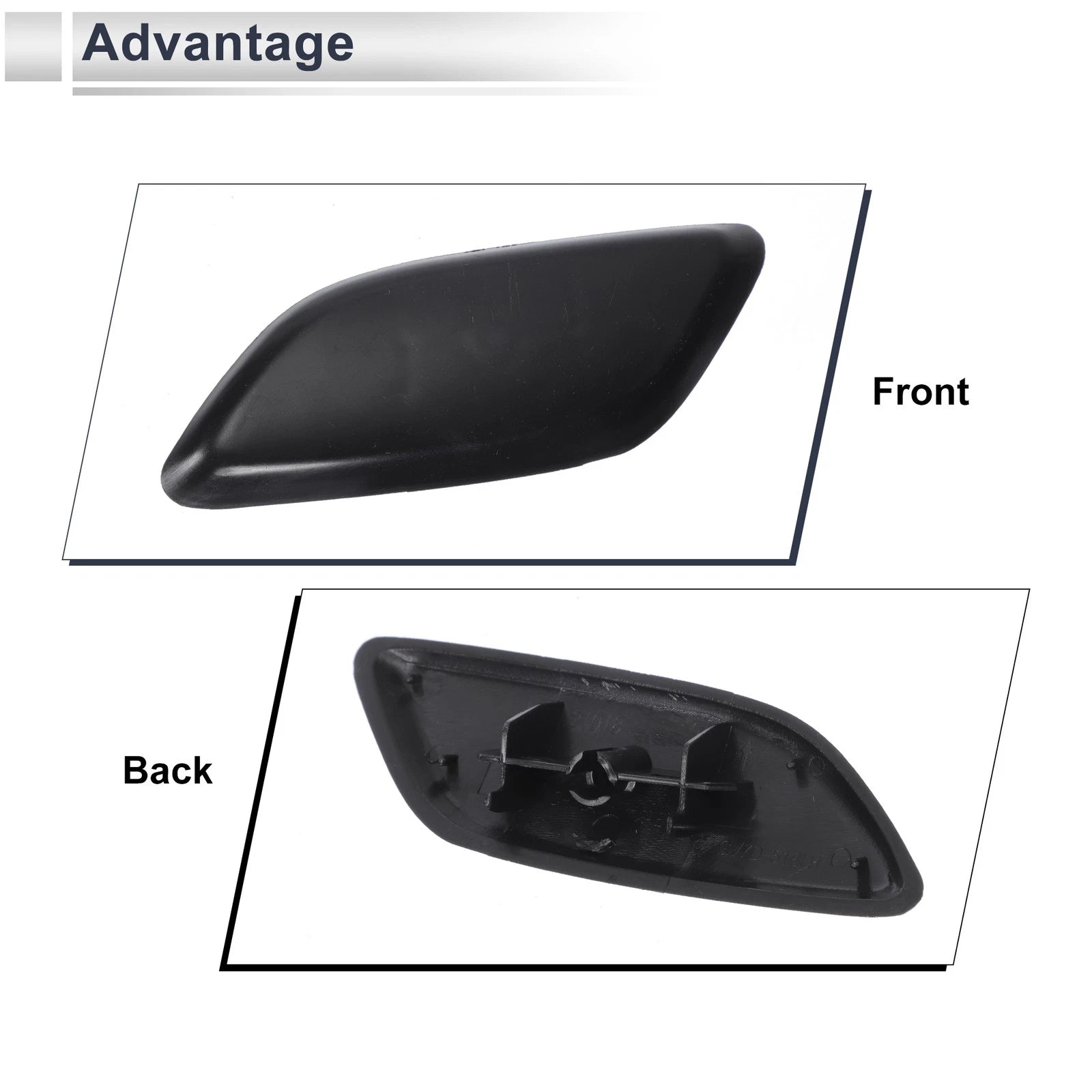 Front Left Bumper Headlight Washer Nozzle Cover Cap for Mazda 6 (2008–2012)
