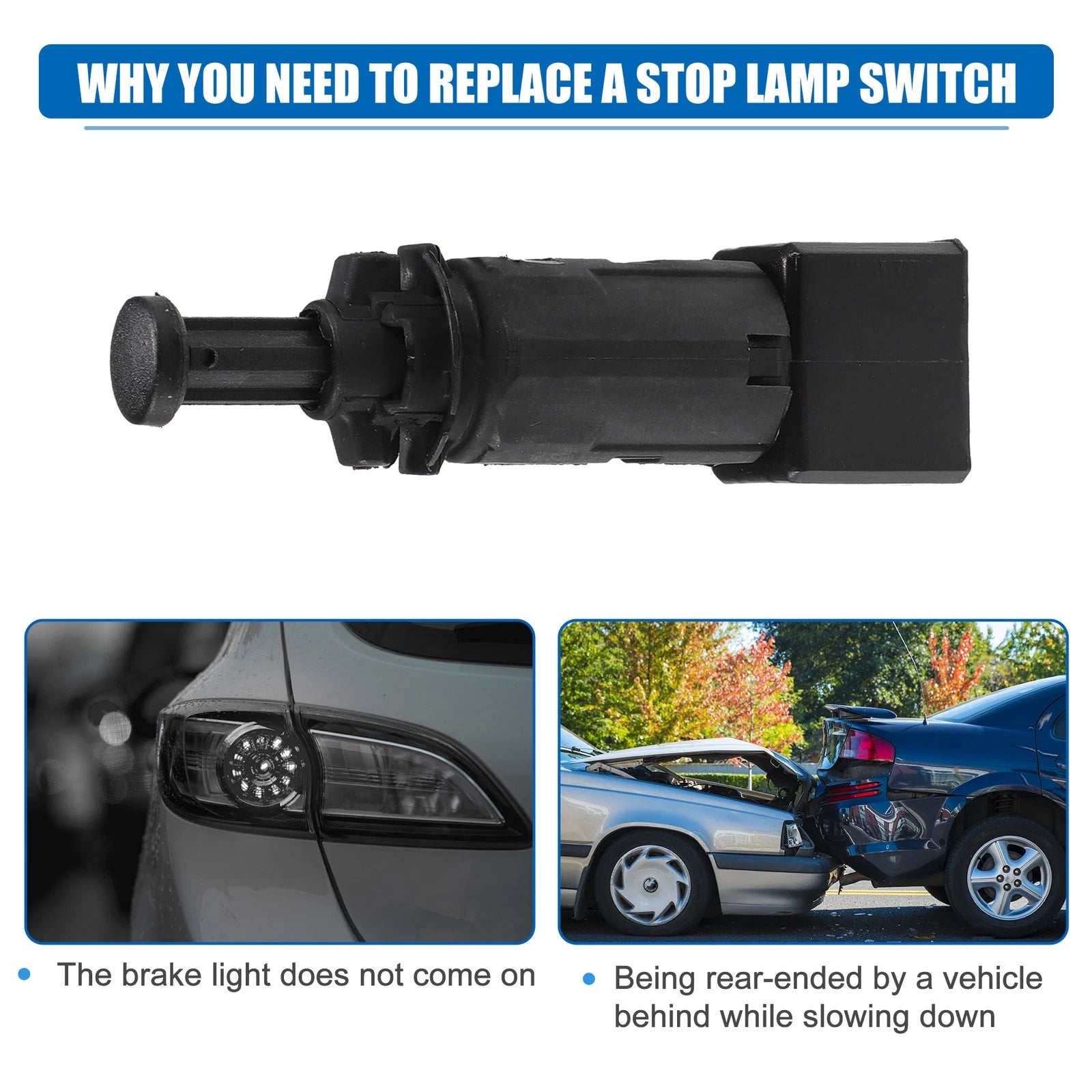 Brake Light Switch for Nissan Interstar Minibus (No. 25320-00QAB)
