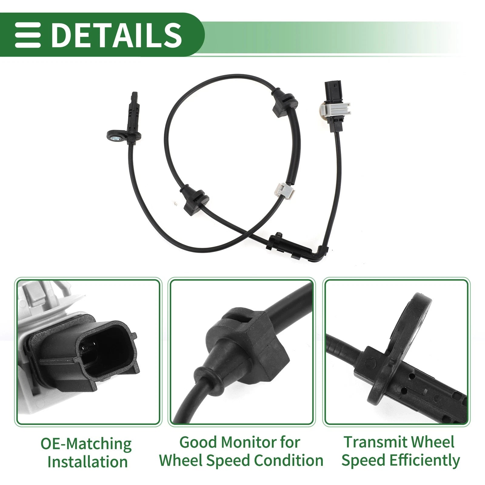ABS Wheel Speed Sensor No. 57450THAH01 for Honda Avancier (1997–2003)