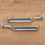 Set of 2 Silver Metal Inside Door Handles LH RH for Ford F150 F250 F350 Bronco (1987–1996)