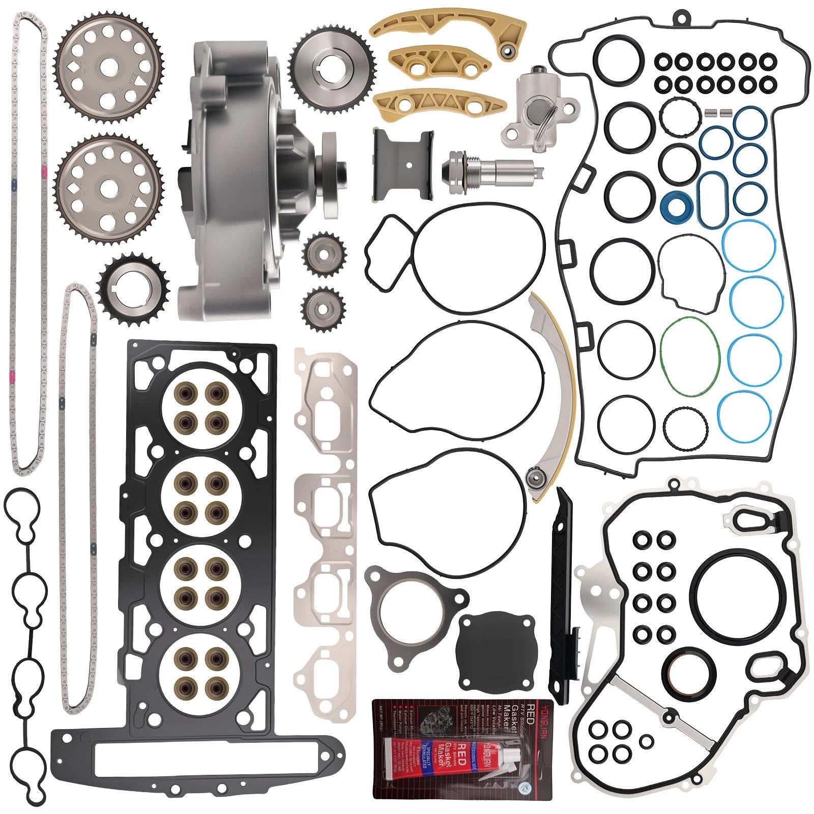 Complete Engine Kit Water Pump for Chevy Cobalt/HHR 2.2L (2007–2008) CS26223-1