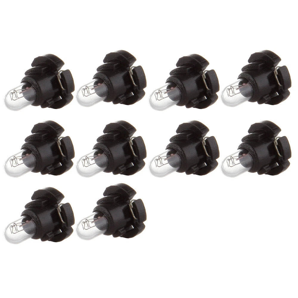10Pcs T4/T4.2 Neo Wedge Dash A/C Climate Control Halogen Bulbs for
