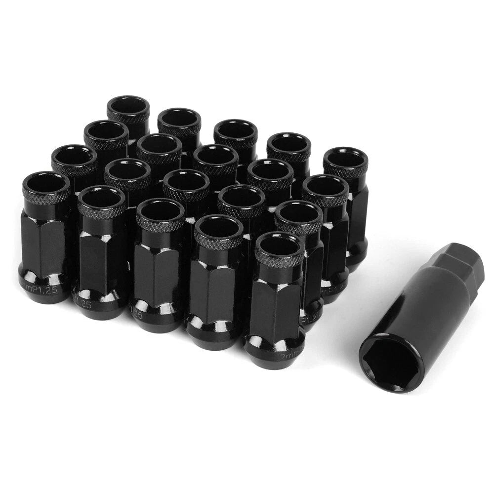 20PCS Extended Open End Steel Wheel Rim Lug Nuts for Honda