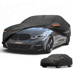 Waterproof Car Cover for BMW 3 Series (2016–2024) Black Aluminum Film