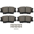 Set of 4 Rear Premium Ceramic Brake Pads for Lexus ES300h ES350 HS250h Pontiac Toyota
