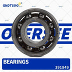 Crankshaft Ball Bearing Lower for Evinrude Johnson BRP Outboard (0391849, 6203/C3)