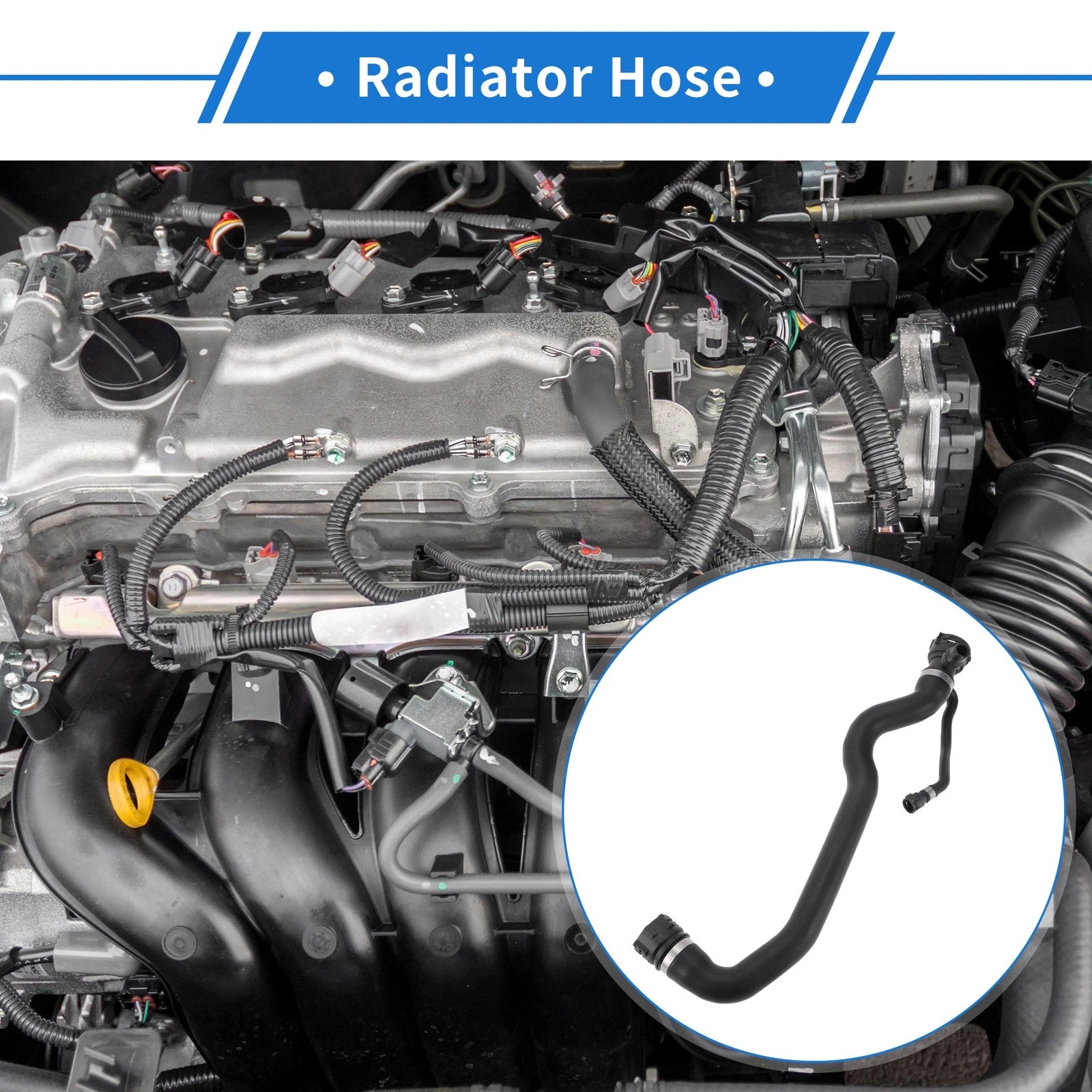 Radiator Hose for BMW 5 F10 518d (2013–2016) No. 17127809818