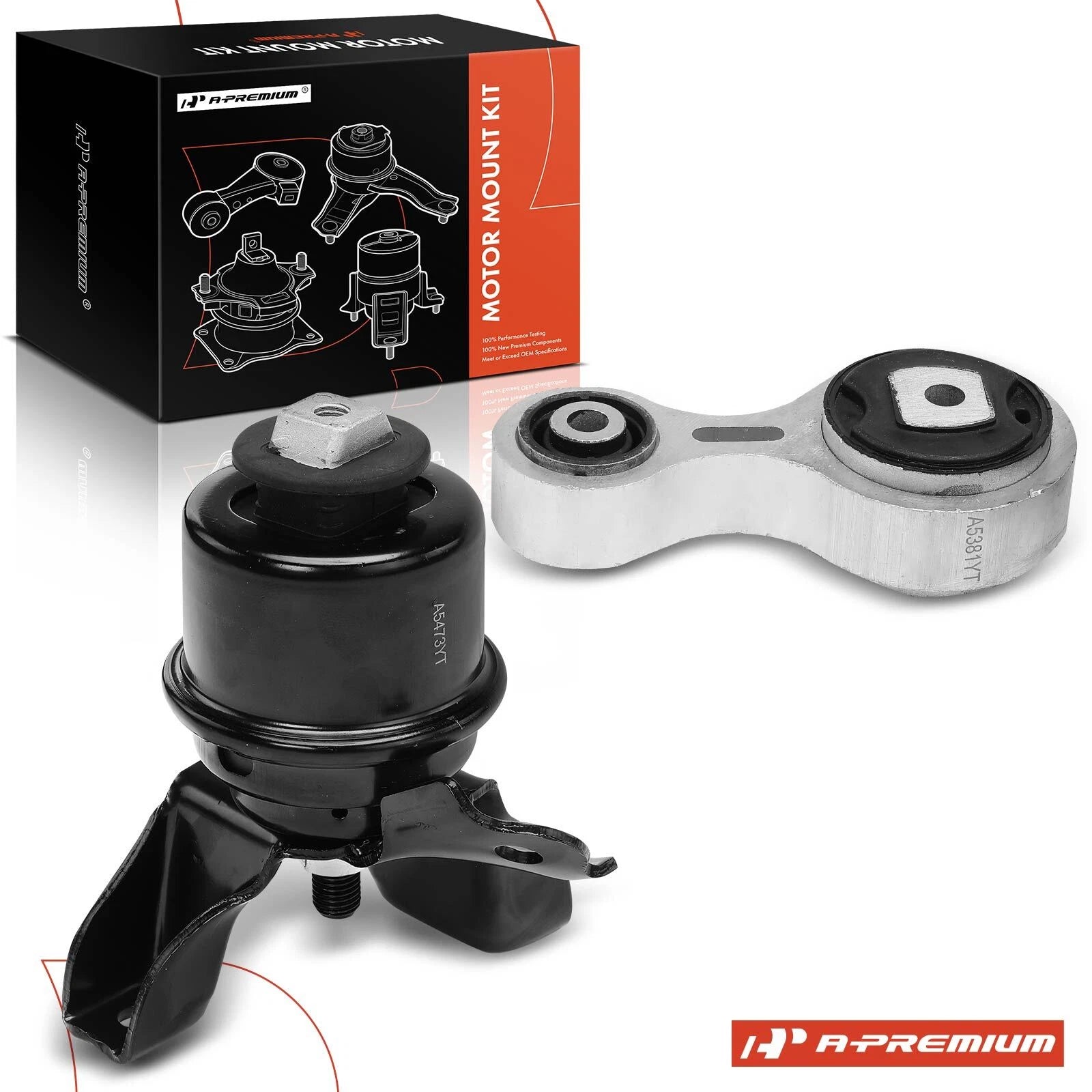 2X Front Engine Motor & Torque Strut Mount for Ford Fusion (2006–2009)