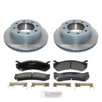 DuraGo Rear Rotors & Bosch QuietCast Ceramic Pads for Sierra 2500