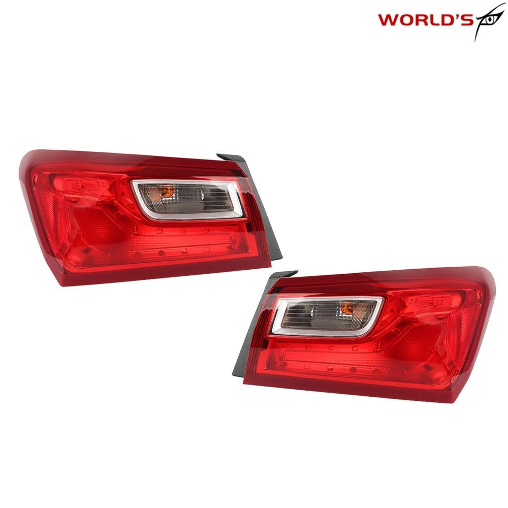 Set of 2 Outer Tail Light Brake Lamps for Chevy Malibu (2016–2021)
