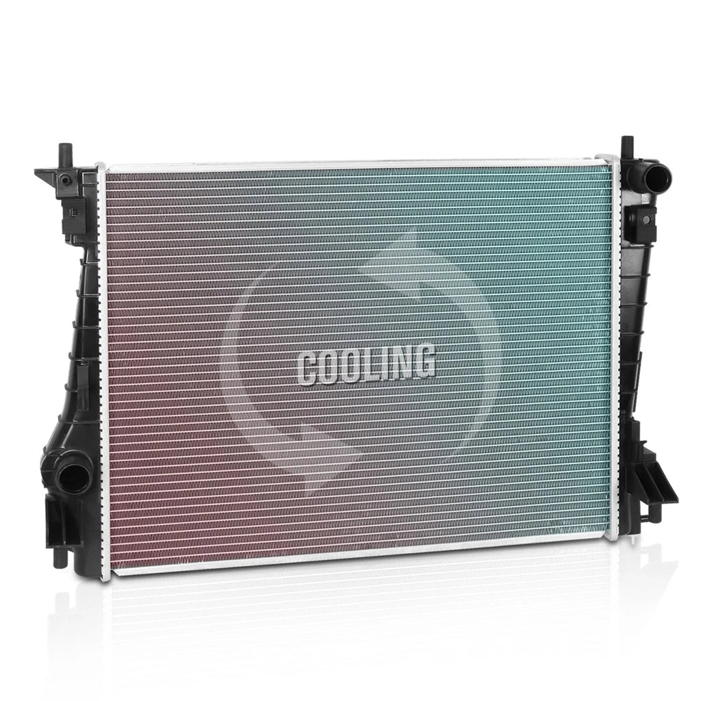 2X Aluminum Core 2-Row Radiator for Ford Mustang 5.0L (2012–2014) DPI-13483