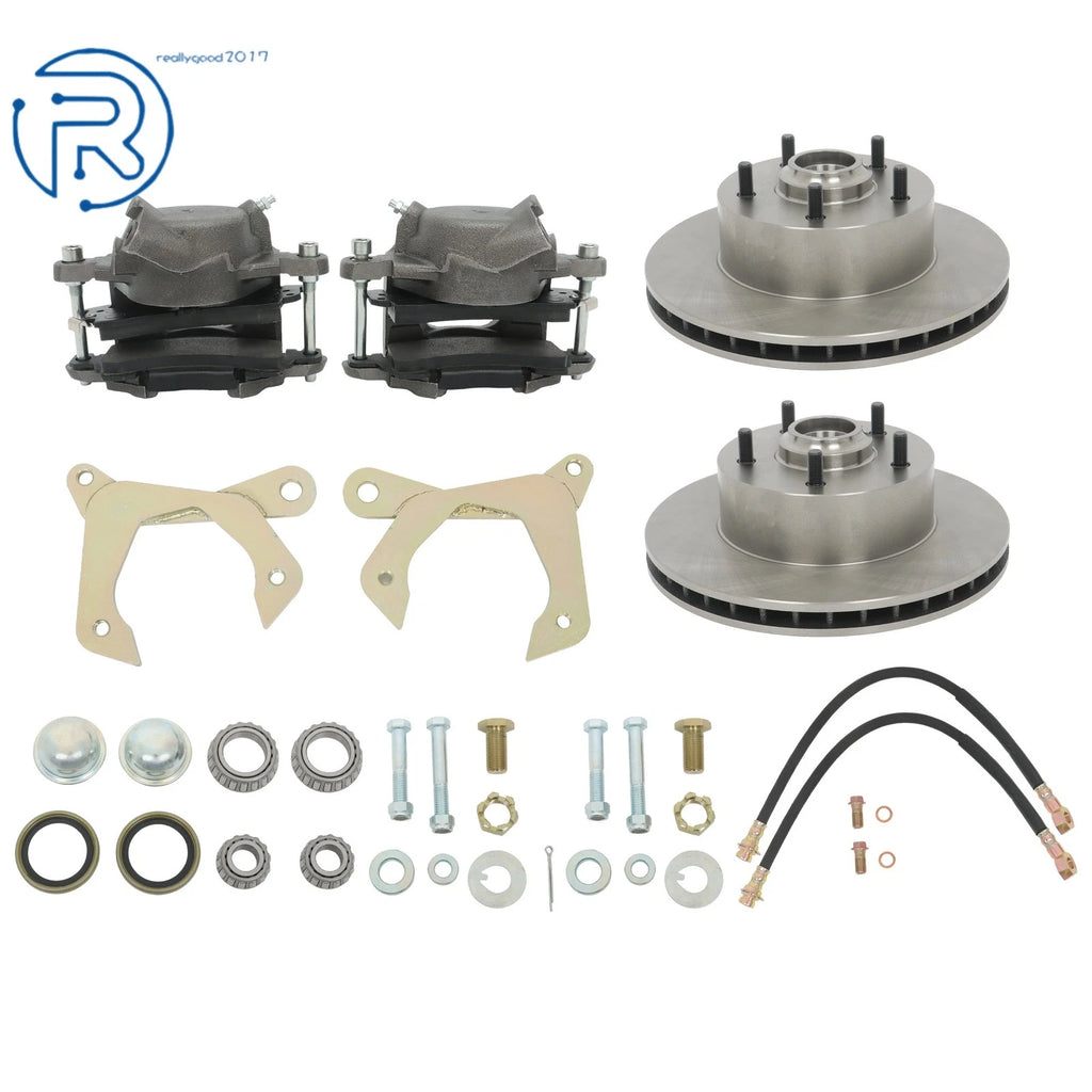 Brake Disc Rotor Kit with Calipers for Chevrolet 1955–1957