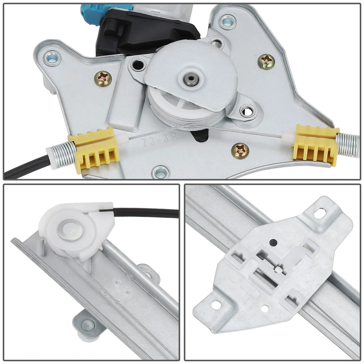 Power Window Regulator w/ Motor for Hyundai Accent (2000–2005) RH Side