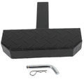 2" Receiver Trailer Towing Hitch Step Bar Rear Bumper Guard (12" X 4.3")